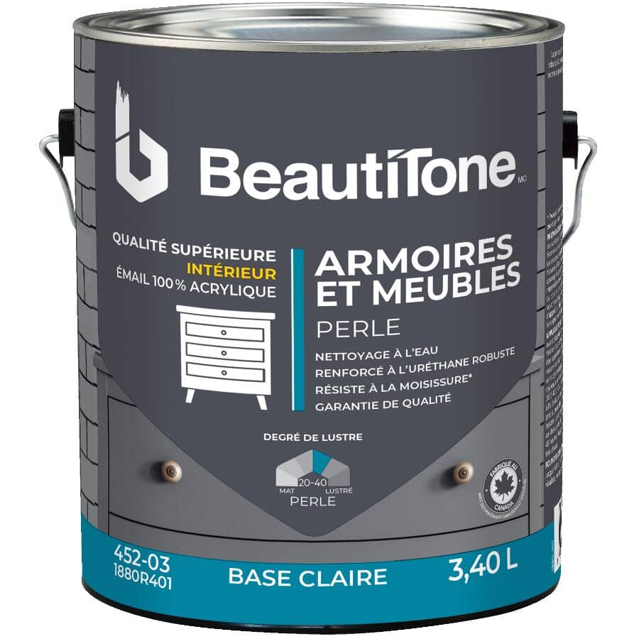 Cabinet & Furniture Interior Acrylic Paint - Clear Base, 3.40 L