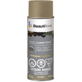 Camo Coat Non-Reflective Spray Paint - Khaki Beige Camouflage, 340 g