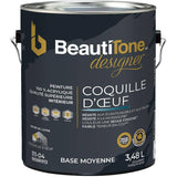 Interior Acrylic Latex Eggshell Paint & Primer - Medium Base, 3.48 L