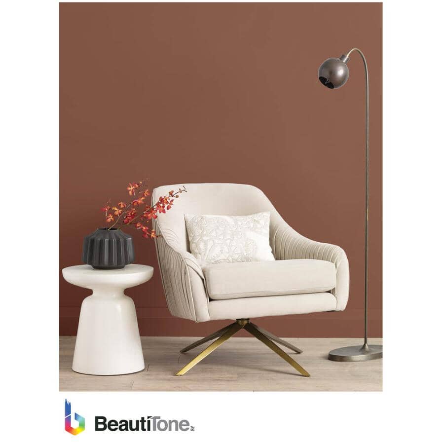 Interior Acrylic Latex Eggshell Paint & Primer - High Hide White, 3.64 L