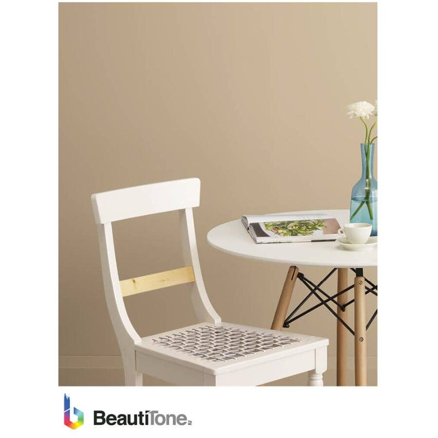 Interior Acrylic Latex Eggshell Paint & Primer - High Hide White, 3.64 L