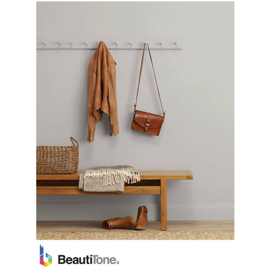 Interior Acrylic Latex Flat Paint & Primer - High Hide White, 911 ml