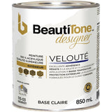 Velvet Exterior Latex Paint - Clear Base, 850 ml
