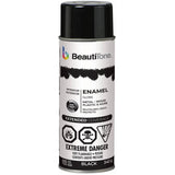 Enamel Interior / Exterior Spray Paint - Gloss Black, 340 g