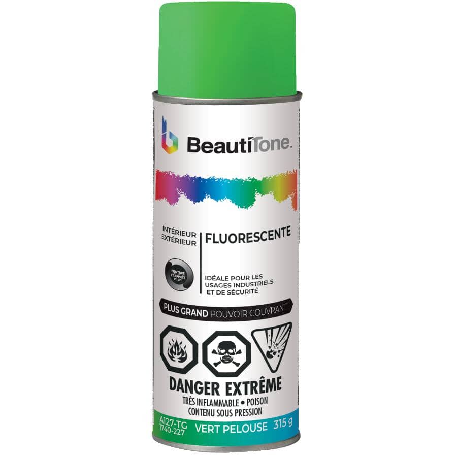 Fluorescent Spray Paint - Turf Green, 315 g