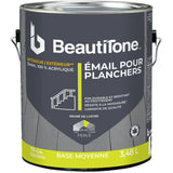 Interior / Exterior Acrylic Latex Pearl Floor Paint - Medium Base, 3.48 L