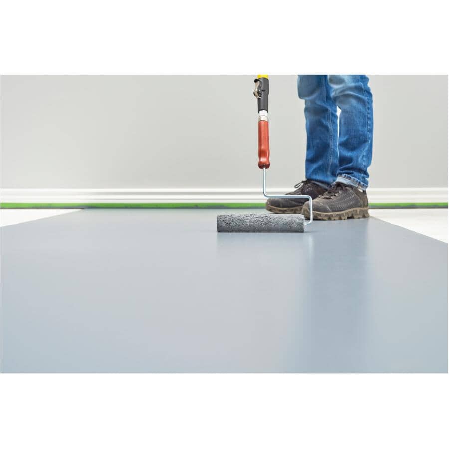 Interior / Exterior Acrylic Latex Pearl Floor Paint - Dark Grey, 3.7 L