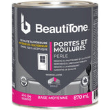 Interior / Exterior Acrylic Latex Pearl Trim & Door Paint - Medium Base, 870 ml