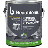 Interior / Exterior Alkyd Pearl Porch & Floor Paint - High Hide White, 3.64 L