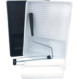 Lint Free Woven Fabric Paint Roller Kit - 9.5"/240 mm, 5 Pieces