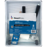 Lint Free Woven Fabric Paint Roller Kit - 9.5"/240 mm, 8 Pieces