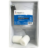 Lint Free Woven Fabric Paint Roller Kit - 3"/76 mm, 5 Pieces