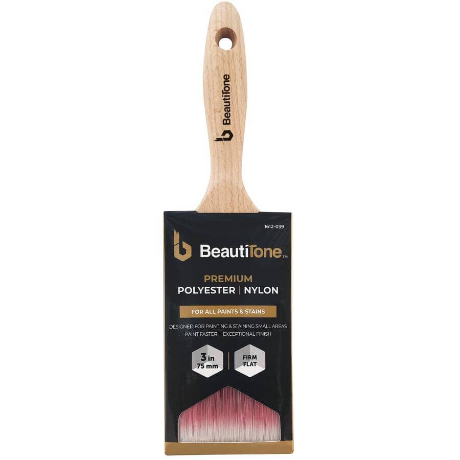 Nylyn Technology Flat Paint Premium Brush - 3" / 75 mm