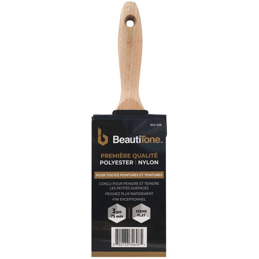 Nylyn Technology Flat Paint Premium Brush - 3" / 75 mm