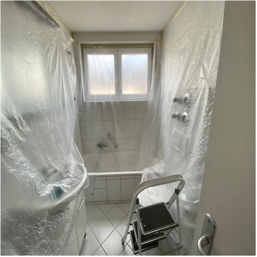 Plastic Drop Sheet - Heavy Weight, 8' x 12'