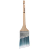 Polyester / Nylon Blend Angular Paint Brush - with Slim Handle, 2.5" / 63 mm