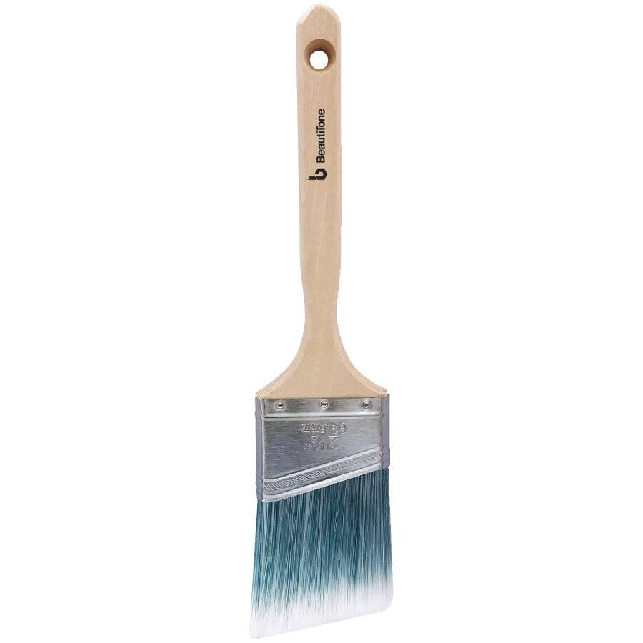 Polyester / Nylon Blend Angular Sash Paint Brush - 2.5" / 63 mm