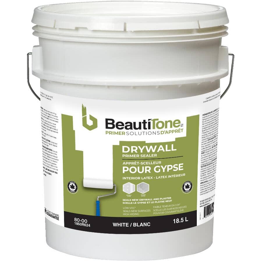 Interior Latex Drywall Primer Sealer - White, 18.5 L