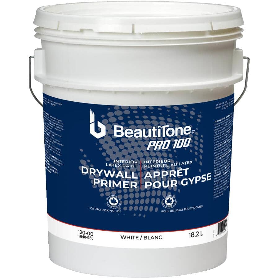 Interior Latex Drywall Primer - White, 18.2 L