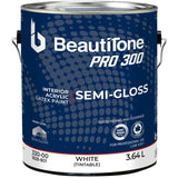 Interior Acrylic Latex Semi-Gloss Paint - White, 3.64 L