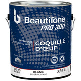 Interior Latex Enamel Eggshell Paint - High Hide White, 3.64 L