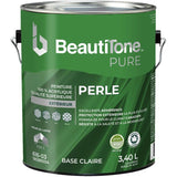 100% Acrylic Premium Exterior Pearl Paint - Clear Base, 3.40 L