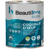 Premium Interior Latex Eggshell Paint & Primer - Medium Base, 870 ml