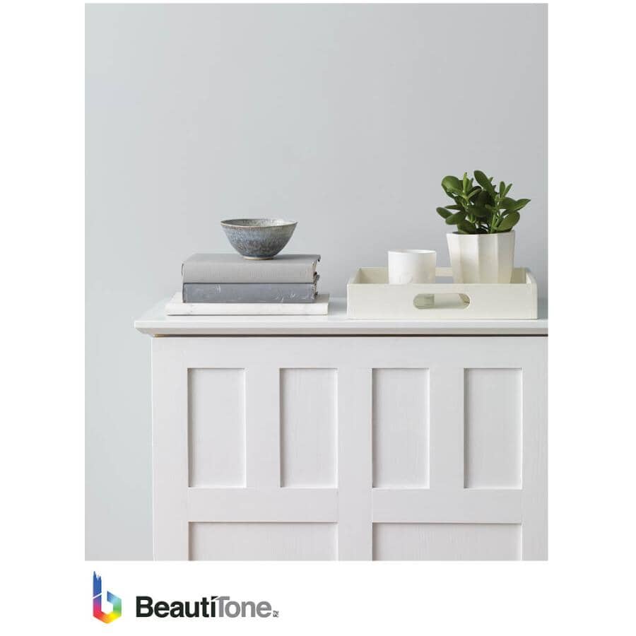 Premium Interior Latex Flat Paint & Primer - High Hide White, 3.64 L