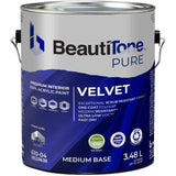 Premium Interior Latex Velvet Paint & Primer - Medium Base, 3.48 L