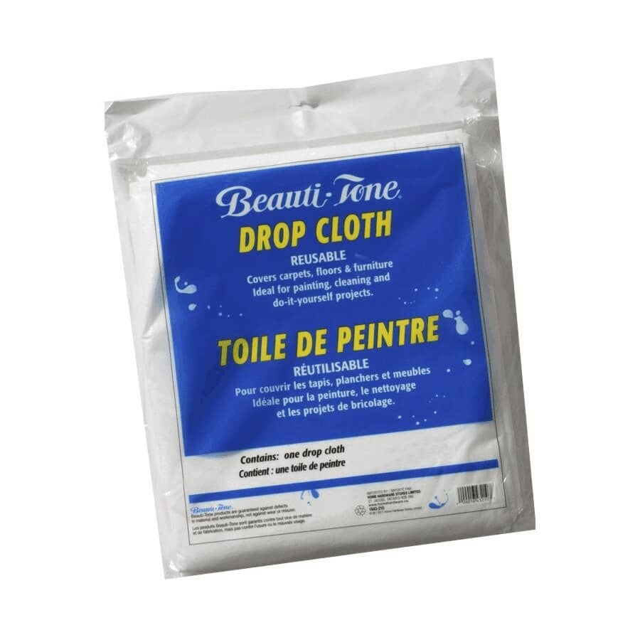Reusable Fabric Drop Cloth - 12' x 14'