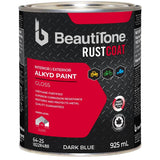 Alkyd Rust Paint - Gloss Dark Blue, 925 ml