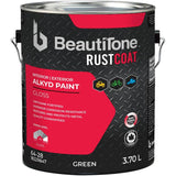 Alkyd Rust Paint - Gloss Green, 3.7 L