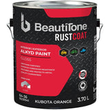 Alkyd Rust Paint - Gloss Kubota Orange, 3.7 L