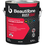 Alkyd Rust Paint - Gloss Black, 3.7 L