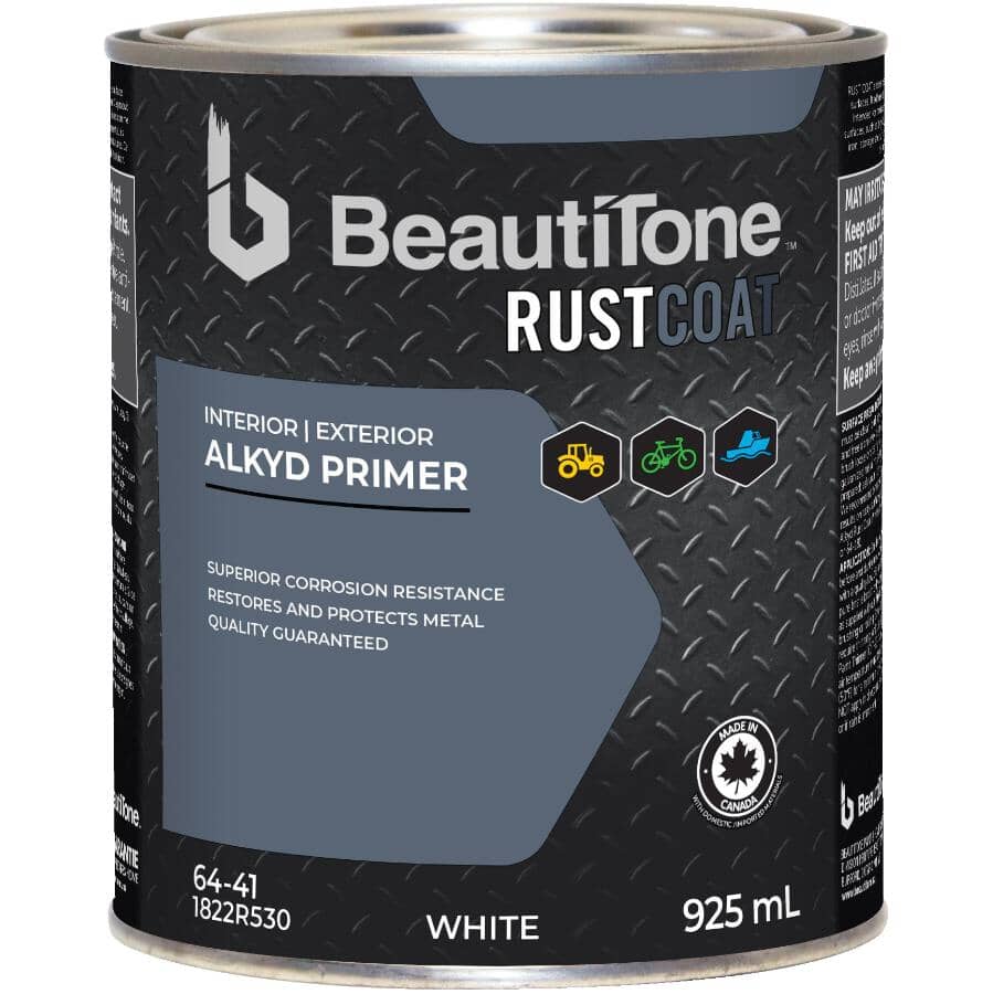 Alkyd Rust Primer - White, 925 ml