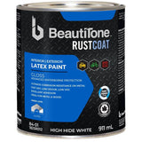 Latex Rust Paint - Gloss High Hide White, 911 ml