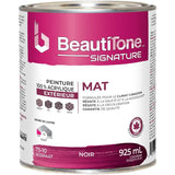 Exterior Acrylic Latex Flat Paint - Black, 925 ml