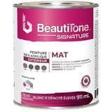 Exterior Acrylic Latex Flat Paint - High Hide White, 911 ml