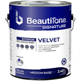Exterior Acrylic Latex Velvet Paint - Medium Base, 3.48 L