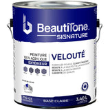 Exterior Acrylic Latex Velvet Paint - Clear Base, 3.4 L