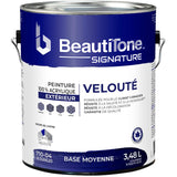 Exterior Acrylic Latex Velvet Paint - Medium Base, 3.48 L