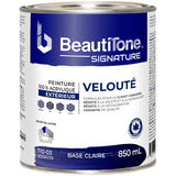 Exterior Acrylic Latex Velvet Paint - Clear Base, 850 ml