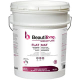 Interior Acrylic Flat Paint - High Hide White, 18.2 L