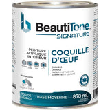 Interior Acrylic Latex Eggshell Paint - Medium Base, 870 ml