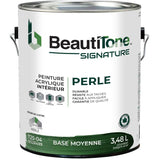 Interior Acrylic Latex Pearl Paint - Medium Base, 3.48 L