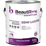 Interior Acrylic Latex Semi-Gloss Paint - Medium Base, 3.48 L