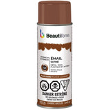 Solvent Satin Enamel Spray Paint - Burnt Umber, 340 g