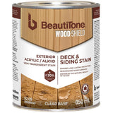 Acrylic Alkyd Deck & Siding Stain - Semi-Transparent Clear Base, 850 ml