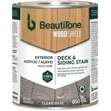 Acrylic Alkyd Deck & Siding Stain - Solid Clear Base, 850 ml