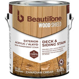 Acrylic Alkyd Deck & Siding Stain - Semi-Transparent Canadian Cedar, 3.64 L